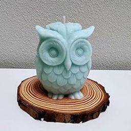 Bumbleberry Baby Owl Candle | 100% Soy Wax | Hand Poured | Scented Candle | Blue Colour | Aromatherapy | Gifting | 40gm Each | (Pack of 2) (Jasmine)-image-86