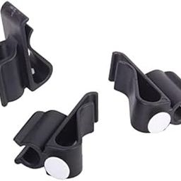 UJEAVETTE 3Pcs Black Golf Bag Clip On Putter Holder Golf Organizer Club Clip Ball Marker-image-24