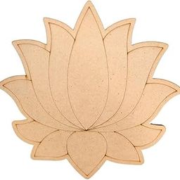 4mm MDF Lotus Cutouts 10Inch- Ideal for Craft, Festive Decoration & Diwali Decor (Design-01)-image-46