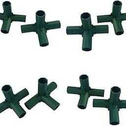 CALANDIS™ 4pcs 16mm PVC Building Fittings Greenhouse Frame Connectors 4L | Greenhouses & Cold Frames | Garden Structures & Shade | Yard, Garden & Outdoor Living-picture-10