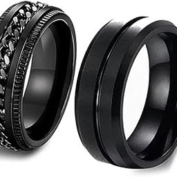 Rings for Men Combo Boys Boyfriend gents friends girls Blue gold Ring for Boys 2 Dragon Black Stainless Steel finger Rings Stylish Birthday Anniversary Husband Valentine Gifts Fashion 281-image-93