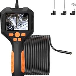 Endoscope Camera with Light, 1080P HD Borescope Inspection Camera, 5.5mm Thin Snake Scope Camera with 2.8'' Screen, Handheld Waterproof Detection Camera for Home, Pipe, Automotive Check-16.4FT-19