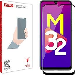 POPIO Tempered Glass Screen Protector Compatible for Samsung Galaxy M32 / A32 / A31 / A22 / F22 (Black) with Edge To Edge Full Screen Coverage and Easy Installation kit-picture-5