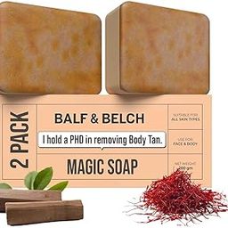 Ghar Magic Soap Tan Removal Sandalwood & Saffron Magic Soaps For Bath | Paraben Free | Chandan & Kesar Bath Soaps | Handmade Soap For Glowing | Skin Brightening For Men & Women (100 Gms Gms Pack Of 2) with BARF & BELCH-image-44