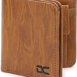 Sleek PU Leather Wallet for Men | 1 ID Window | 4 Card Slots | Coin Pocket | Hidden Compartments | Elegant Gift for Men (Tan Brown)-image-86