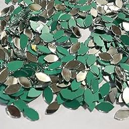 OMX, Eye (Oval/Boat) Shape Sewn Mirrors, for Embroidery Making, Art Craft Projects (5mm x 10mm, 1000 PC, Silver) 100 Gram-picture-21