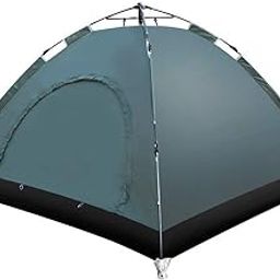IRIS PU Fabric 6 Person Automatic Hydraulic Waterproof Backpacking Family Tents with Zippered Door and Carrying Bag for Outdoor Sports Camping Hiking Ultralight (250 X 250 X 150 cm, Grey)-image-18