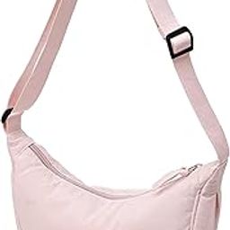 Crossbody Bags for Women & Men | Stylish Sling Bags | Side Bag for Woman | Half Moon Crossbody | Chest Bag | Waist Bag for Woman | Sling Bag for Casual & Travel – Baby Pink-image-80