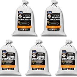 JPPL White Gunny Bags 12"X18" Capacity 10 Kg, Large Bori of Packing of Food, Parcels Goods Items bori Bags Bora For Multipurpose Packing | Empty White Big Bora | Logistics, Household (5)-20
