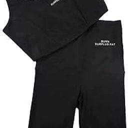 MERISHOPP® Women Sauna Pants Slimming Loss Weight Sweat Crop Top Fat Burner Shorts L |Shapewear for Women |top |Tummy Tucker Women Shapewear |Tank top |Shapewear |Tummy Tucker Women |Body Shaper-image-80
