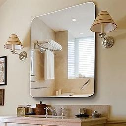 MA40 Decorative Wall Mirror for Bathroom, Living Room, Bedroom, Vanity Mirrors, Makeup (12 x 18 Inch)(P-1)-image-42