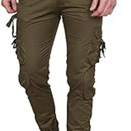 devil Men's Regular Fit Cargos (DEV-GRN-DORI-ZIP-CARGO-30_Green)-picture-25