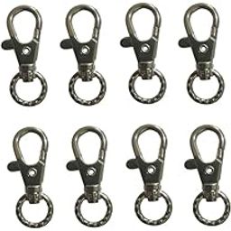 generic Birds Mini Cage Door Lock | for Parrot, Love Birdss, Cocktail | Lobster Locking | Fixed Base Ring | Pet Bird Cagee Lockk - 10 Pices-picture-49
