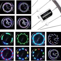 LED Bicycle Spoke Lights - Waterproof Cool Bicycle Wheel Light, Safety Tire Lights for Kids Adults, Very Bright, 30 Pattern-14
