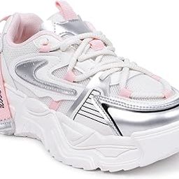 Women's Casual Lace-Up Shoes | Breathable Mesh Upper | Lightweight PVC Sole | Stylish & Comfortable Everyday Wear-image-18