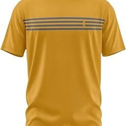 Organic Logo Stripe Printed Cotton T-Shirt | Half Sleeve | Regular Fit | Zero Shrinkage | Round Neck-image-97