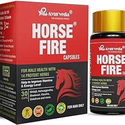 Horse Fire Capsule, Strength & Stamina Booster For Men Wellness (Pack of 30 Capsules)-29