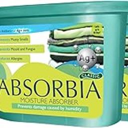 Absorbia Moisture Absorber with Ag+ Silver ions | Pack of 3 (600ml Each) | Moisture Absorber for Wardrobe | Dehumidifier for Room Moisture | Air Freshener for Room, Toilet | Moisture Absorbers-image-22