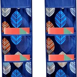 KANUSHI Industries® Wall Hanging Magazine/Organiser, Letter Holder, Pocket Organiser (MGZ-BLUE-LONG-LEVS-2-PC)-16