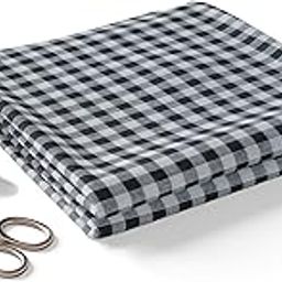 BIGREAMS Unstitched Pure Cotton Checkered Gingham Shirt Fabric For Summer Wear - Soft, Breathable & Lightweight, Ideal for DIY Shirts and Casual Wear, 58" Wide-image-46