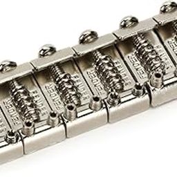 Fender Bridge Saddle for American Standard Stratocaster and Telecaster Guitars ('08-present), 6 Pack, Nickel-image-84