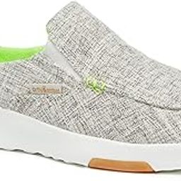 Women's Arch Support Shoes,Plantar Fasciitis, Foot and Heel Pain Relief, Orthopedic Boat Shoes for Diabetic Bunions, W1-grey&green, 11-picture-4