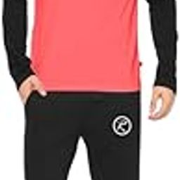 Full Sleeve Cotton Tshirt With Lower Track Suit (IN, Alpha, M, Regular, Standard, Pink)-image-56