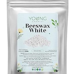 YOUNG CHEMIST Natural Unrefined Raw White Beeswax for Candle Making, Home and Kitchen Project Use and, Body Care 250 GM-image-65