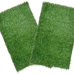 Artificial Grass Mat 24x15 inches - Realistic Fake Grass Rug for Balcony, Garden, Patio, Pet Area & Indoor Use - UV Resistant, Drainage Holes, Soft & Durable Turf Carpet (PACK OF 2)-image-83