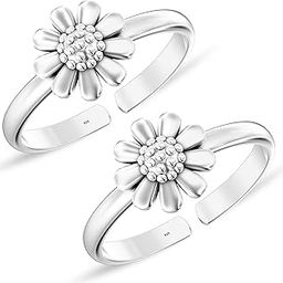 925 Sterling Silver Toe Ring For Women And Girls-image-95