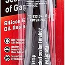 Realth High Temperature Silicone Sealant/Sealing Silicone RTV 3.53 oz (100 g) Ultra Black Oil Resistant High-Strength Sealants for Repair of Car Motorcycle Machines (SG119) Pack of 1 Black-image-58