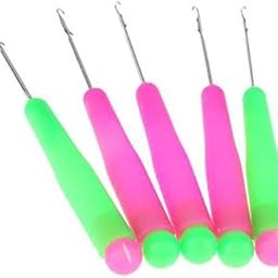 CALANDIS™ 2x5 Plastic Handle Latch Hook Crochet Needle for Micro Beads Hair Extensions | Wig & Extension Supplies | Hair Extensions & Wigs | Hair Care & Styling-21