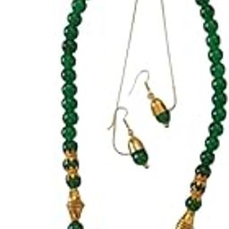 Artifical Combo Design Pearl Radha Krishna Necklace Set for Women Traditional Gold Plated Jewellery-image-70