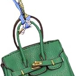 Car Key Case Lipstick Bag Cute for Women Girls Portable Mini Handbag Pendant Green-17