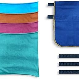 AHC Cotton Women's Maternity Belly Stretched Waistband Belt Extender Set (4-Belly Band, 3-Jeans/Pants Waist Support Extender, 2- Waist Extender With Slips)-picture-52