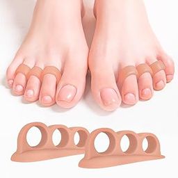 Toe Separator for Feet Toe Spacers Correct Toes Yoga Silicone Hammer Toe Corrector for Women & Men Correct Toe Straighteners for Overlapping Toes (PRIME)-image-37