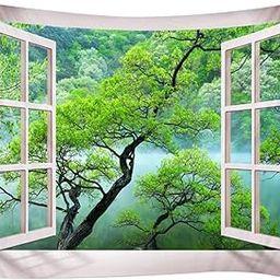 STYLEHEAVEN Multi-Purpose 3D Digital Print Wall Hanging Tapestry Blanket Green_2|Home & Garden|Home D?©cor|Tapestries-image-2