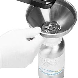 Sovol 3D Stainless Steel Funnel, Resin Funnel Filter Cup for SLA/DLP/LCD Resin 3D Printer UV Resin, Double-Strainer Filter for 3D Printing Liquid, Coming with Resin Cleaning Kit-30