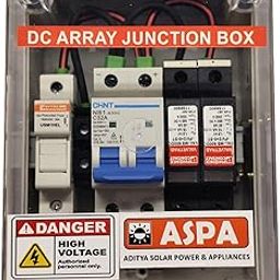 ASPA Solar DCDB 1 in 1 out 20A MCB 600V SPD AJB DC Array Junction Distribution Box-3