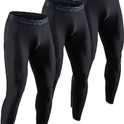 Men's 2 Pack Compression Cool Dry Tights Baselayer Running Active Leggings Pants-image-52