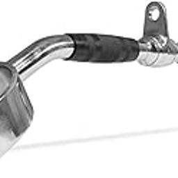 Professional Lat Pull Bar, Chrome-Plated Steel with Rubber Grips, Gym Cable Attachment-image-25