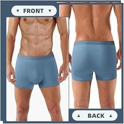 Men's Underwear Boxer Briefs Ice Silk Viscose Comfortable Cool Seamless Underwear Trunks Multicolour M L XL XXL-42
