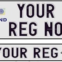 Moto Utility® Bike Number Plate | Aluminium Die Pressed Plate, Bike No. Plate, | Ind Number Plate for Bike | Not-HSRP, No Bar Code Serial Number | Front 11x2 & Rear 8x4 Inches | Color White.-32