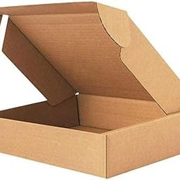 JIA INDUSTRIES 3 Ply E-Fluet Flat Self Locking/Auto Lock Corrugated Packaging Boxes Size:10.5 x 6 x 1.5 Inch (Pack of 100, Brown)-31