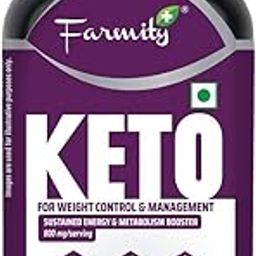 Farmity Keto Capsules - Energy Booster, Endurance Support, Stamina Enhancement for Men & Women - 60 Capsules-image-36
