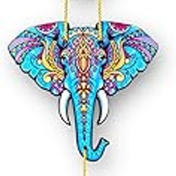ascension Elephant Evil Eye Wall Hanging for House Positive Vibes Wooden Wall Art Hanging For Wall Decor In Bedroom, Office, Kitchen Modern Artworks Wall Decor Items Door Entrance Decorative Hangings-image-39