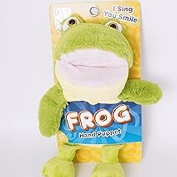 FUZZBUZZ Frog Talking Hand Puppet Soft Toy for Kids 3Y+ | Interactive Plush Toy for Story Telling-7