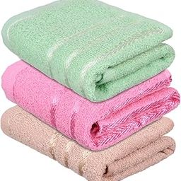 Kuber Industries Face Towel | Cotton Towels for Facewash | Towels for Daily use | Workout Hand Towel | Lining Design | 14x21 Inch | Pack of 3 | Multi-picture-11