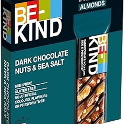 Be Kind Dark Chocolate Nuts & Sea Salt, Crunchy Almond Delight, 3 Bars, 90g-image-56