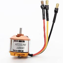 Robotbanao A2212 BLDC 2200KV Brushless Motor - Yellow - For Airplane, Aircraft, Quadcopter, Helicopter - Pack of 1-picture-13